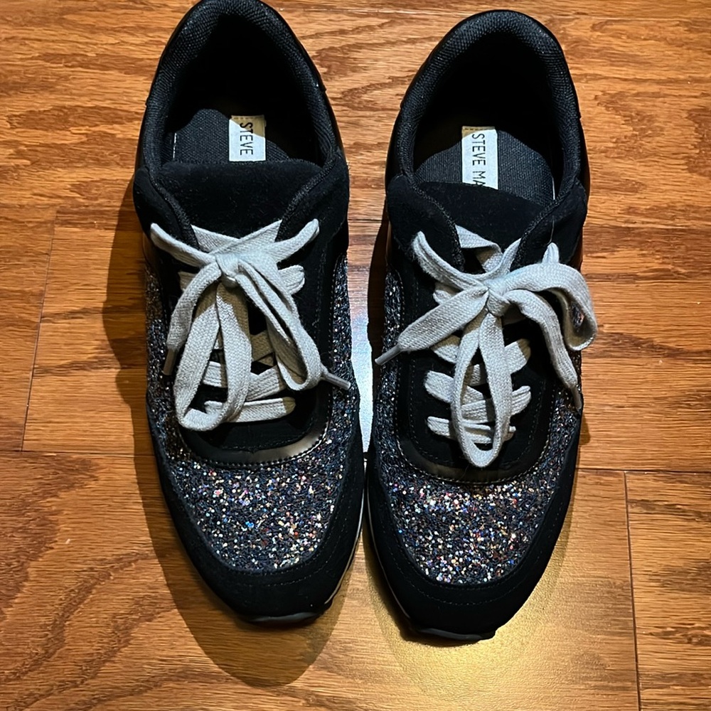 Steve Madden Mabyl Glitter Sneakers